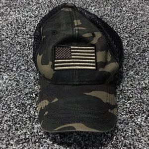 Camo American Flag Hat